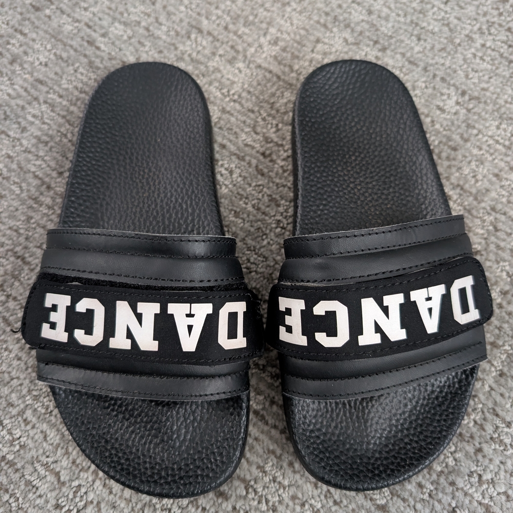 Pastry Black Dance Slide Sandals